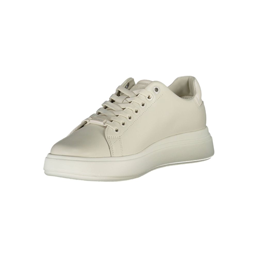 Calvin Klein Beige Polyester Sneakers