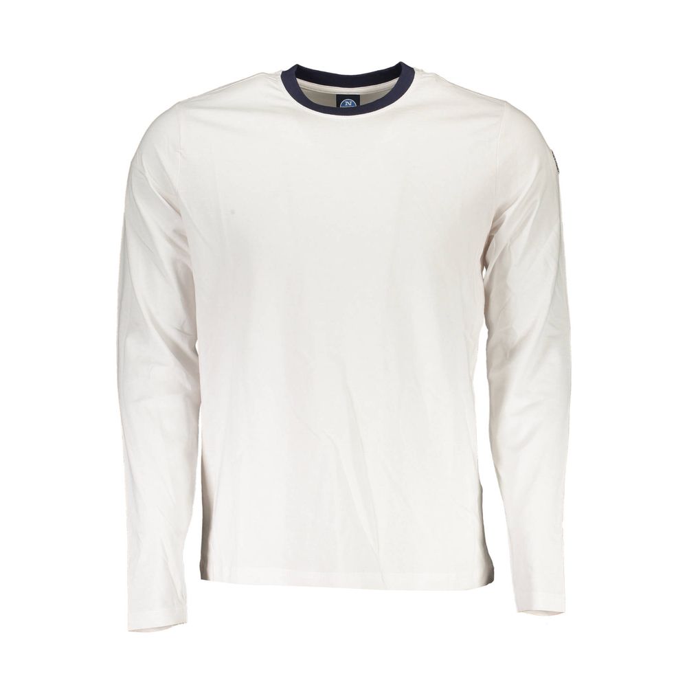 North Sails Weißes Baumwoll-T-Shirt