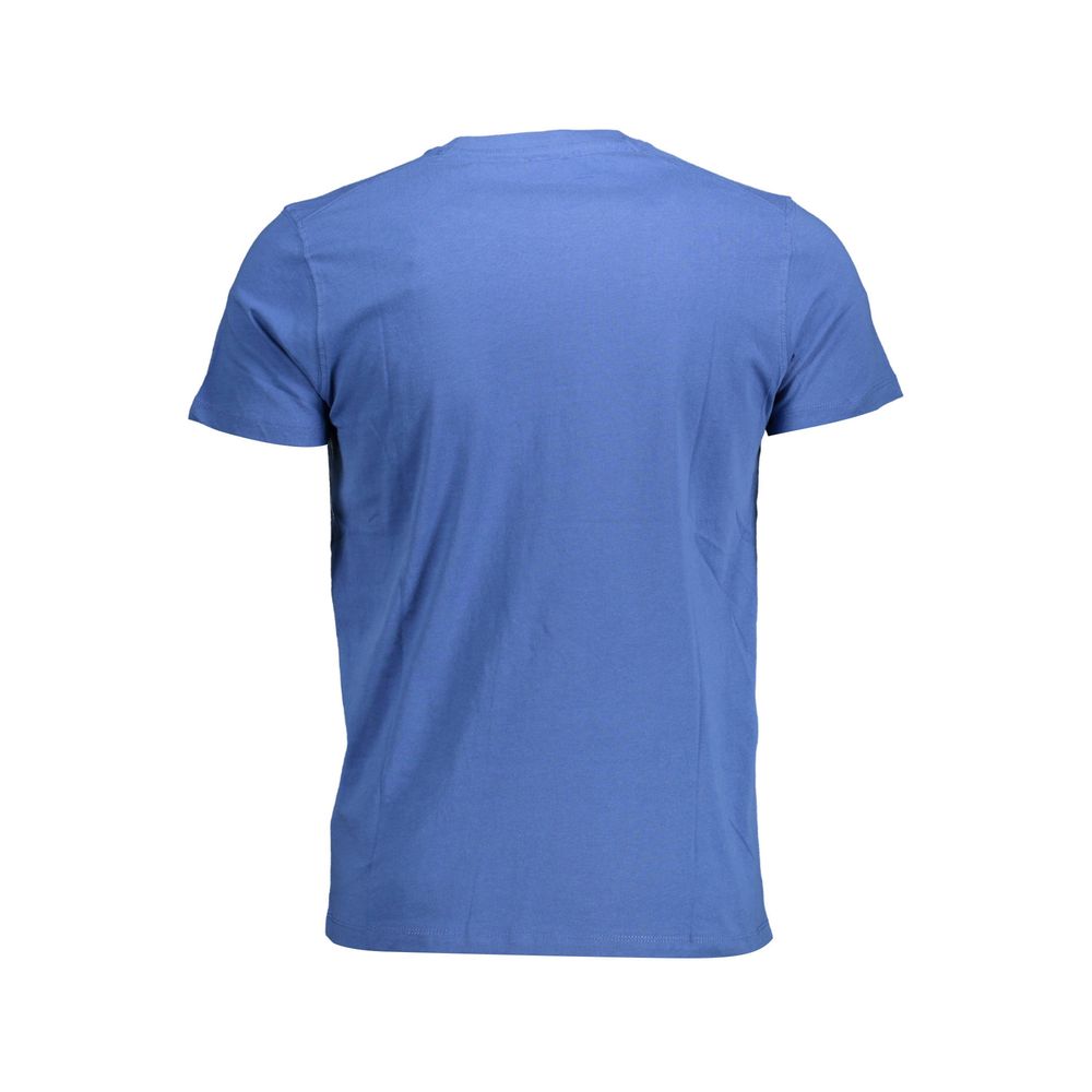 U.S. POLO ASSN. Blaues Baumwoll-T-Shirt für Herren