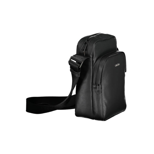 Calvin Klein Schwarze Polyester Männer Umhängetasche
