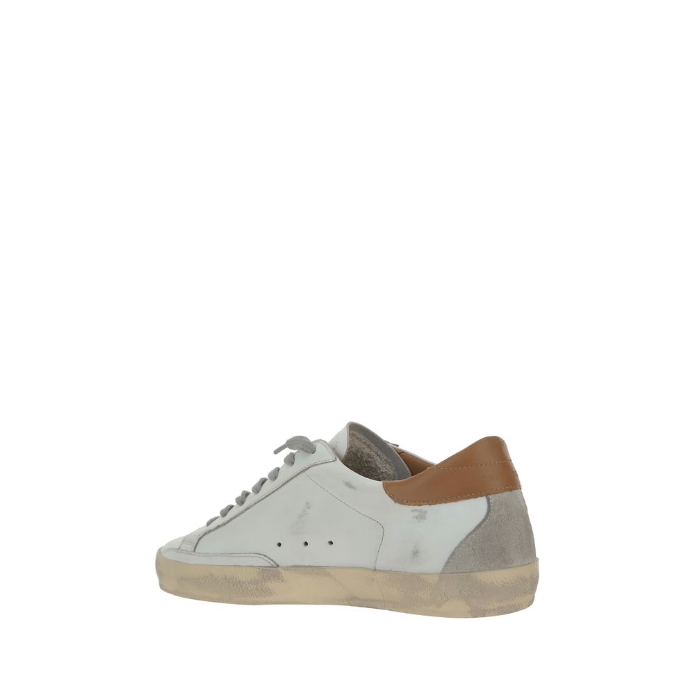 Golden Goose Weiße Leder Superstar Sneaker