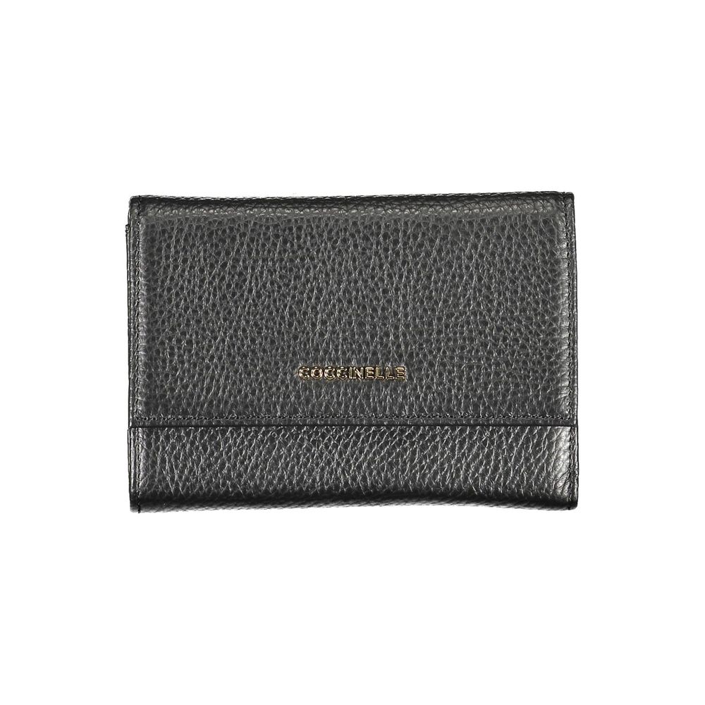 Coccinelle Black Leather Wallet for Women