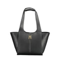 Tommy Hilfiger Schwarze Damen-Handtasche aus Polyurethan