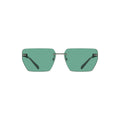 Calvin Klein Grüne Sonnenbrille mit Metallrahmen