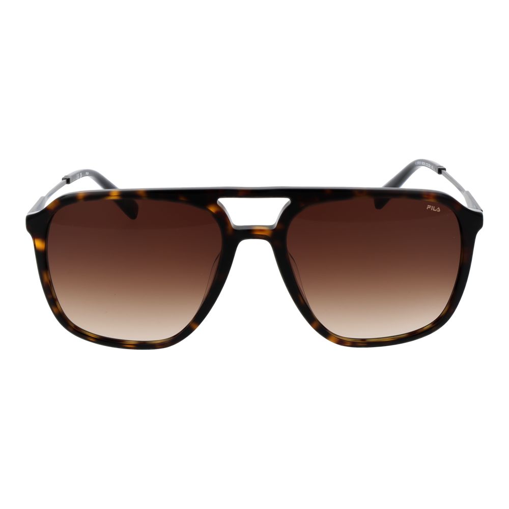 Fila Sonnenbrille aus braunem Celluloseacetat