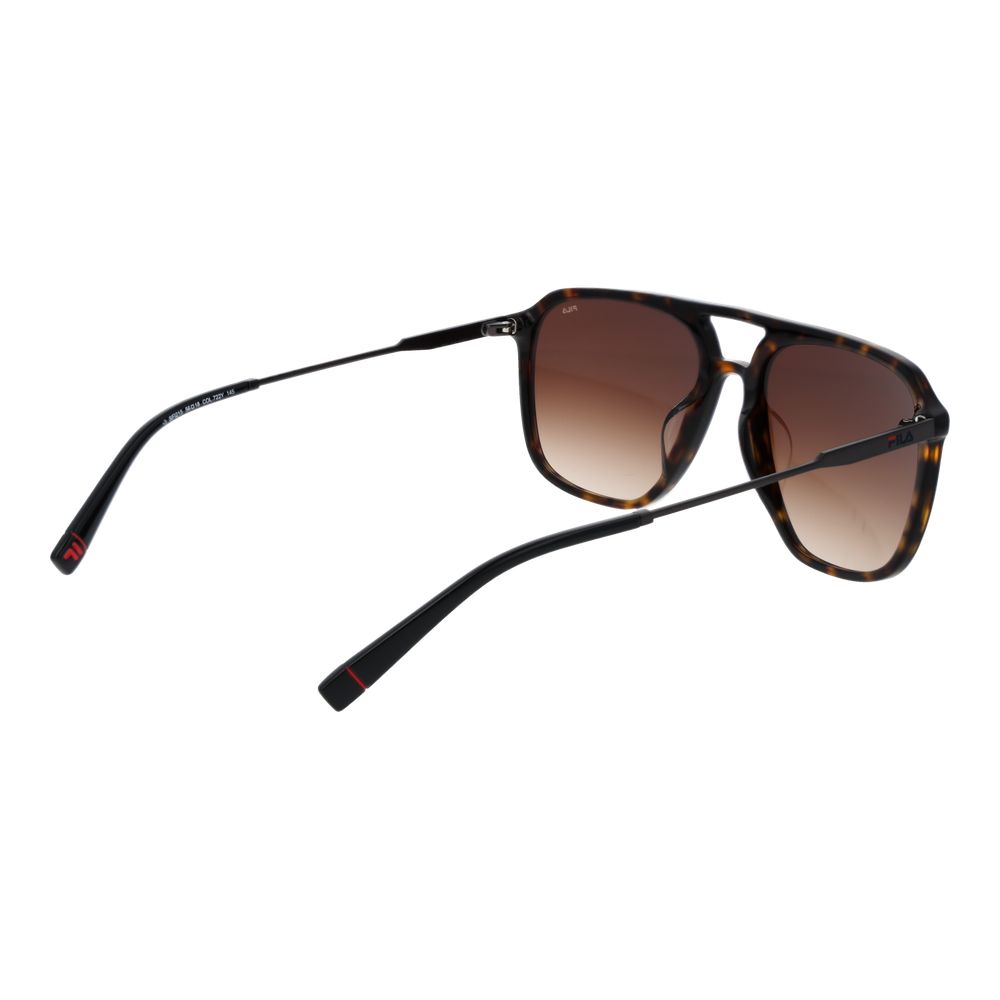 Fila Sonnenbrille aus braunem Celluloseacetat