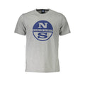 North Sails Grigio Baumwoll-T-Shirt für Herren