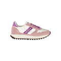 Blue White Polyester Sneaker