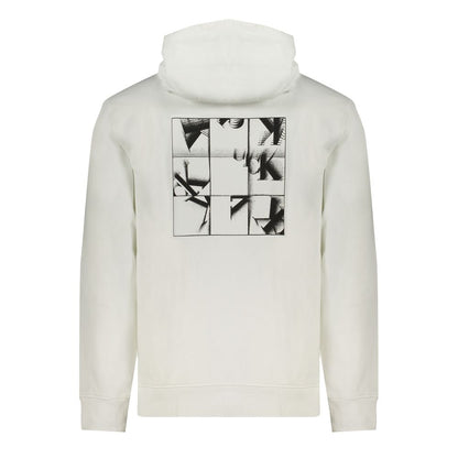 Calvin Klein Weißer Baumwollpullover