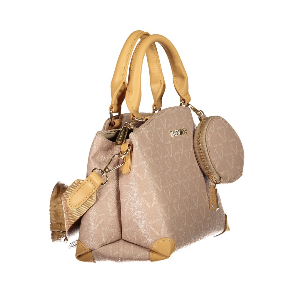 Mario Valentino Damen-Handtasche aus beigem Polyurethan