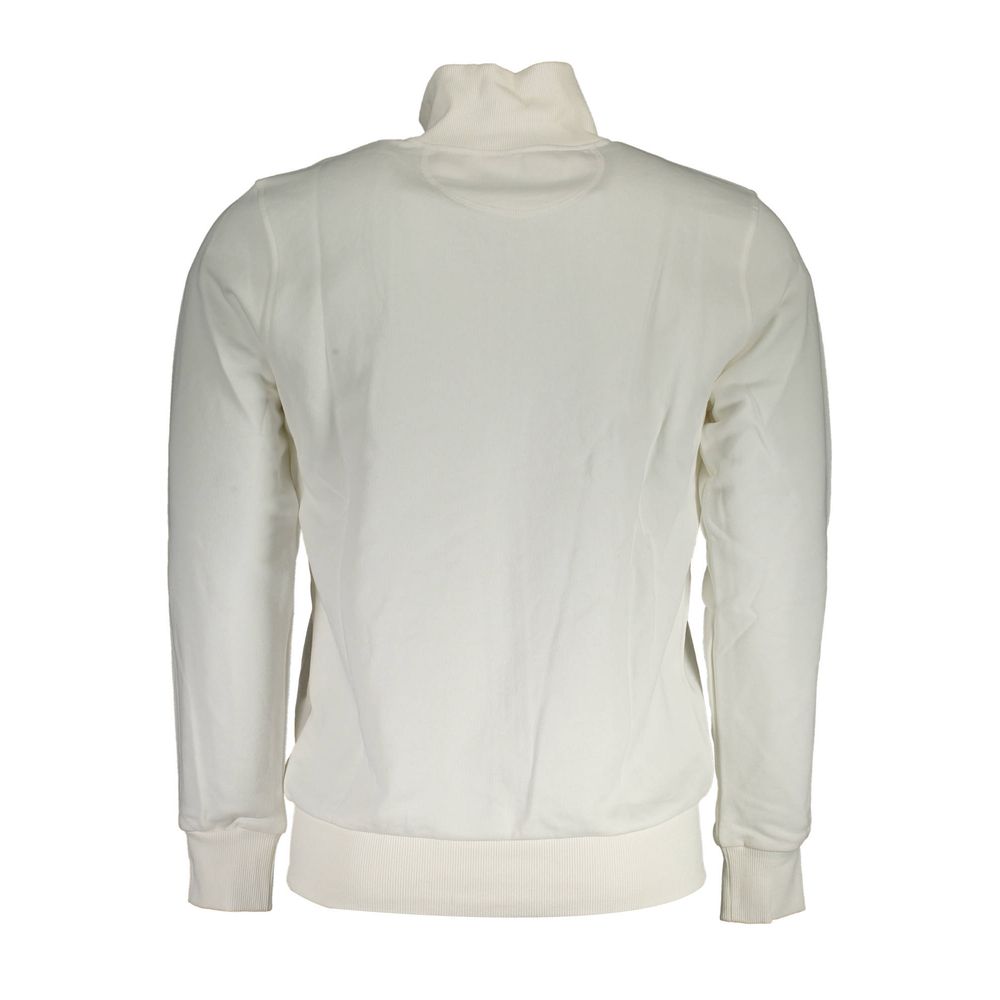 La Martina Bianco Baumwoll-Sweatshirt für Herren
