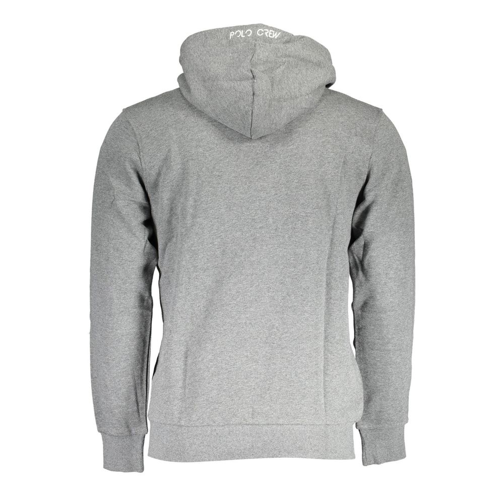 La Martina Grigio Baumwoll-Sweatshirt für Herren
