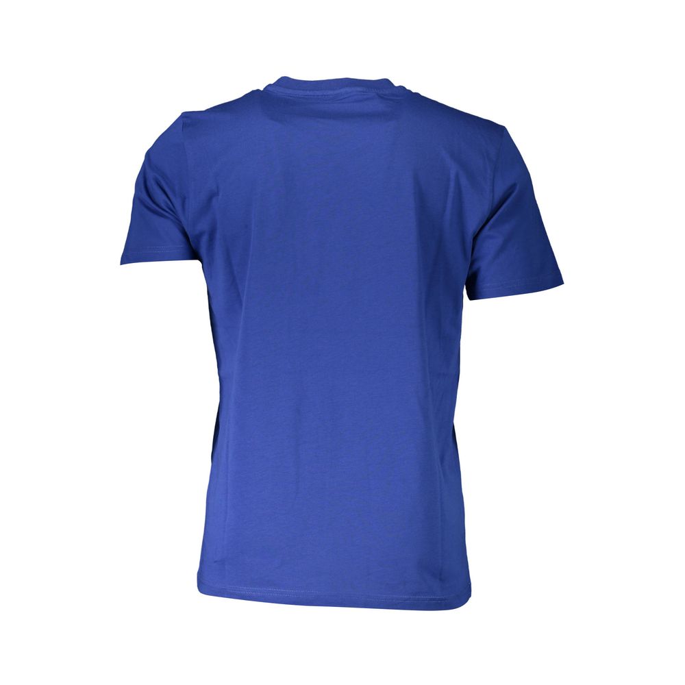 North Sails Blu Baumwoll-T-Shirt für Herren