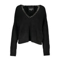 Patrizia Pepe Elegant long-sleeved V-neck sweater with chic details
