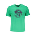North Sails Verde Baumwoll-T-Shirt für Herren