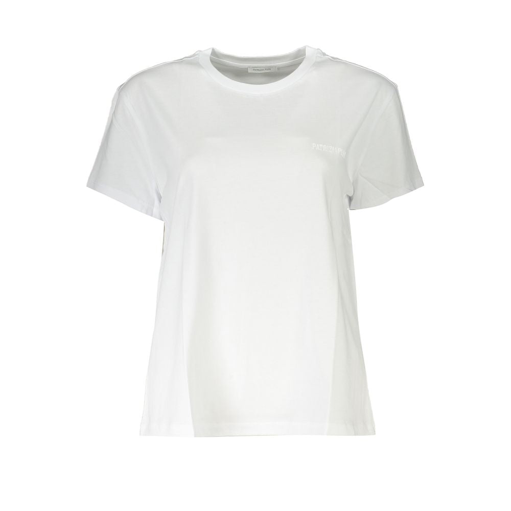 Patrizia Pepe Women's White Cotton T-Shirt