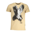 Cavalli Class Beige Baumwoll-T-Shirt für Herren