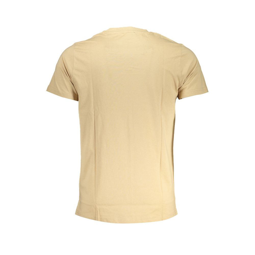 Cavalli Class Beige Baumwoll-T-Shirt für Herren