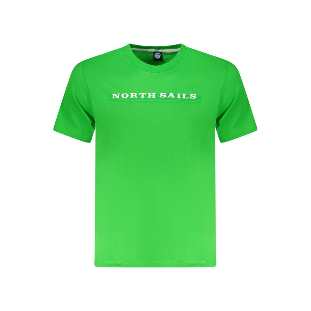 North Sails Verde Baumwoll-T-Shirt für Herren