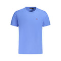 Napapijri Blaues Baumwoll-T-Shirt für Herren