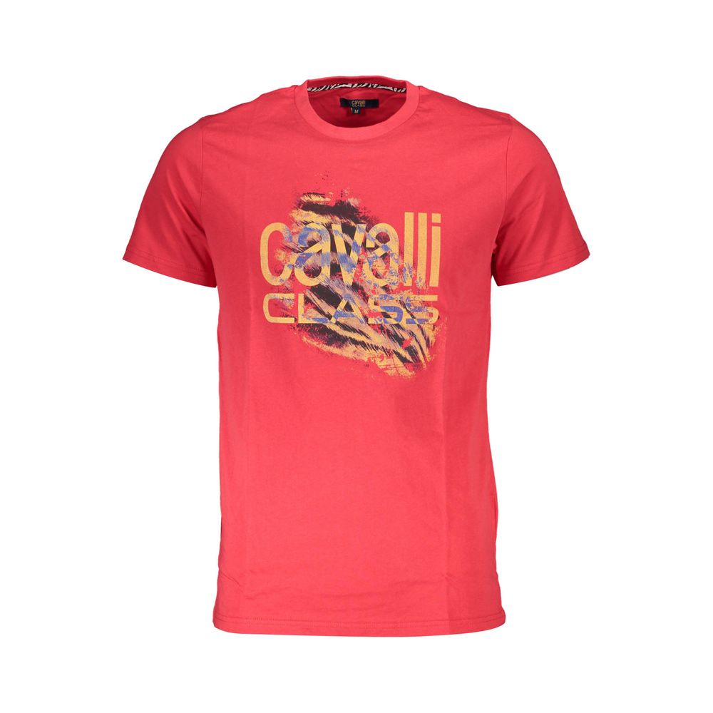 Cavalli Class Baumwoll-T-Shirt in Rot