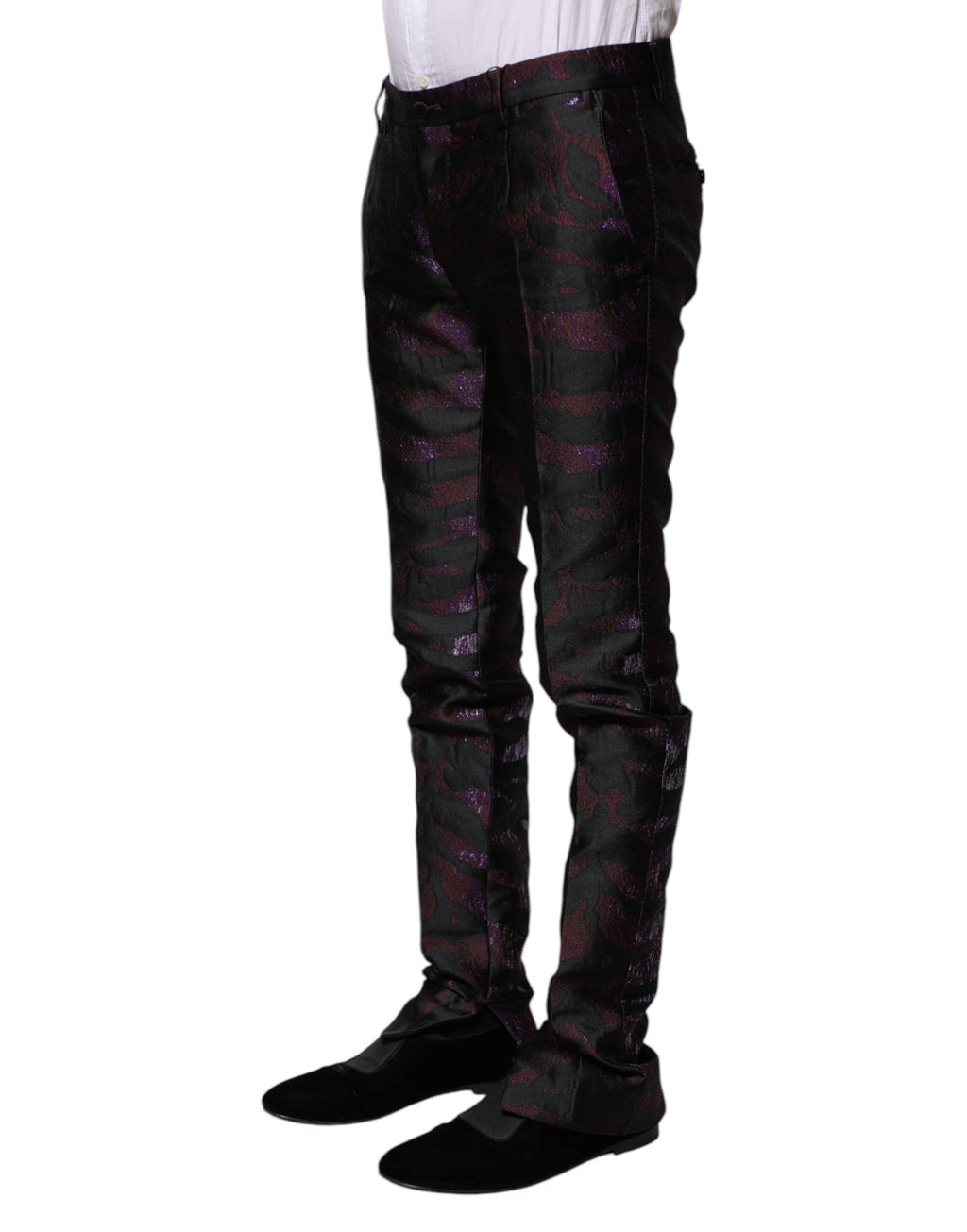 Dolce & Gabbana Patterned Trousers in Polyester in Various Colors