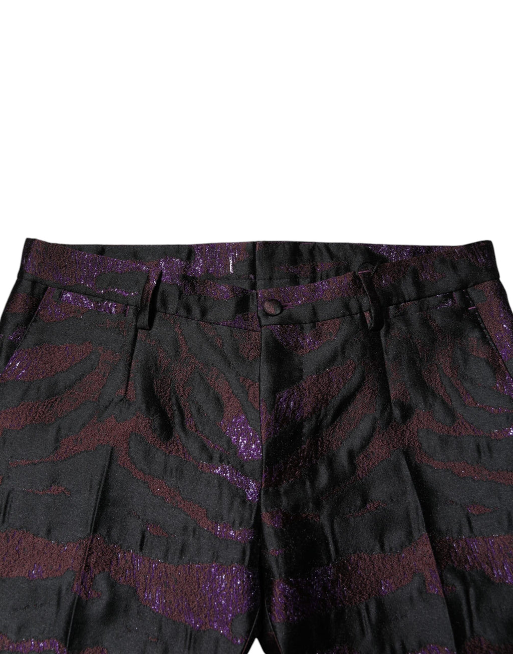 Dolce & Gabbana Patterned Trousers in Polyester in Various Colors