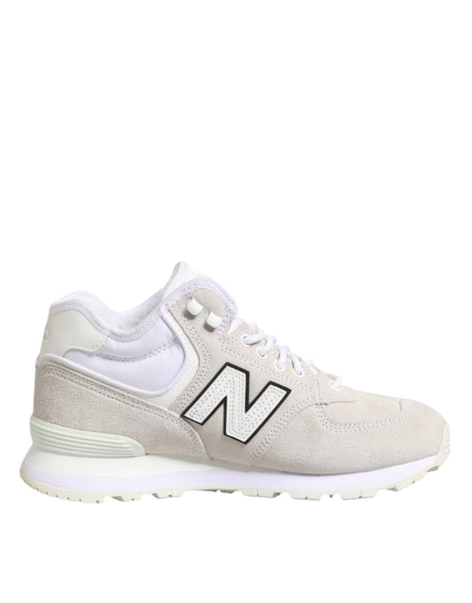 New Balance Off Weiß Wildleder Turnschuhe Schuhe