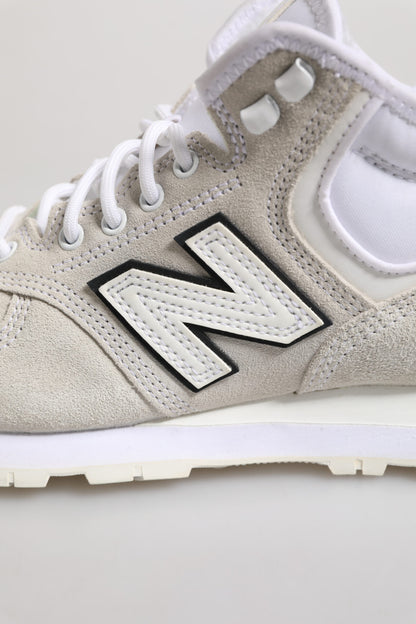 New Balance Off Weiß Wildleder Turnschuhe Schuhe