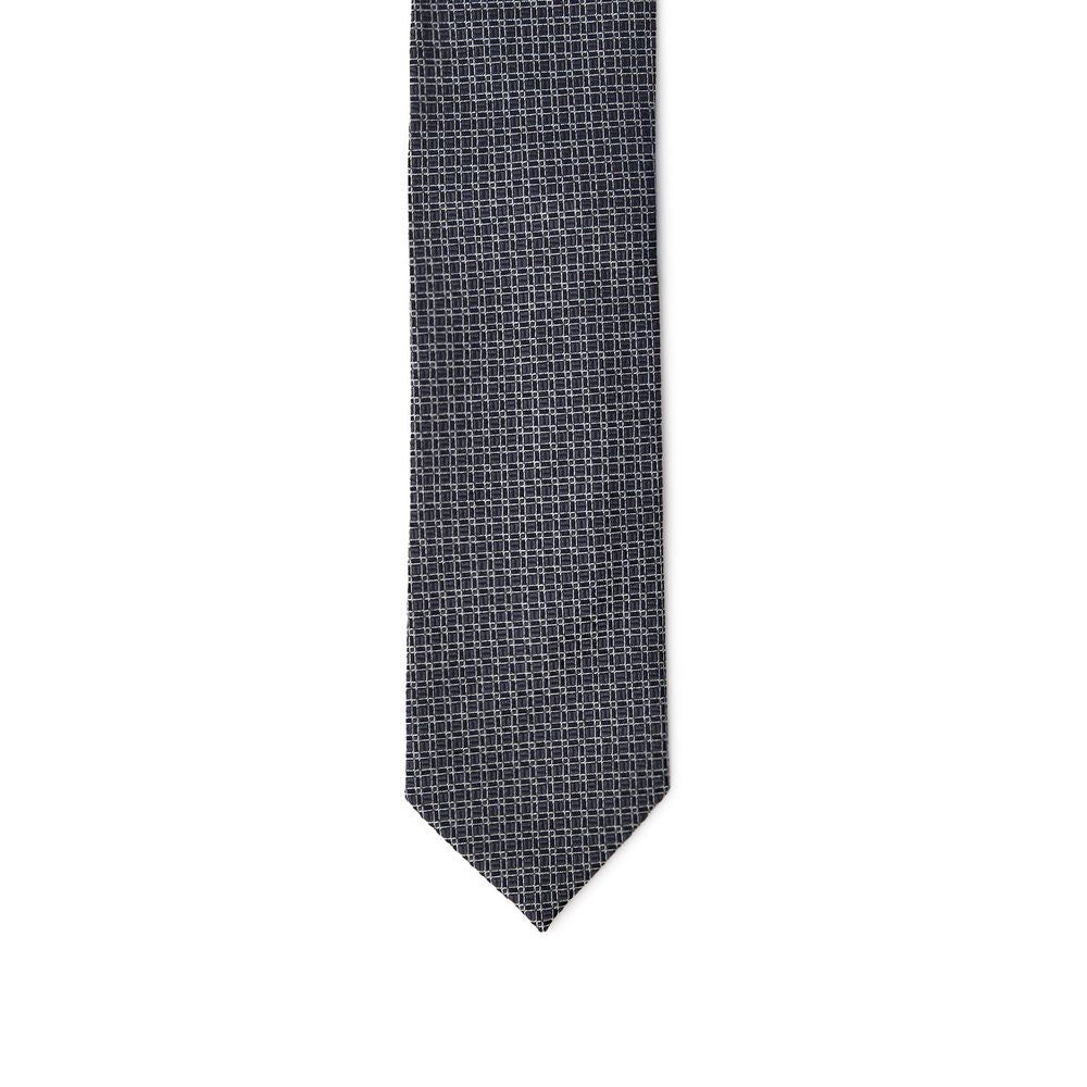 Jil Sander Grey Silk Tie