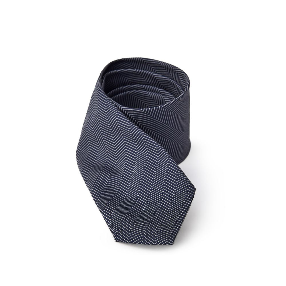 Jil Sander Seidenkrawatte in Blau