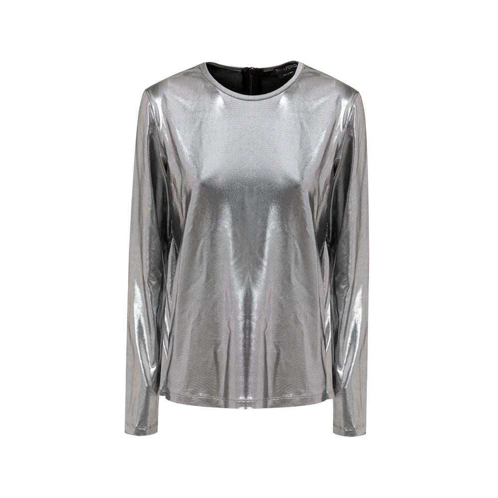 Tom Ford Grey Viscose Long Sleeve