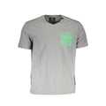 Plein Sport Graues Baumwoll-T-Shirt für Herren