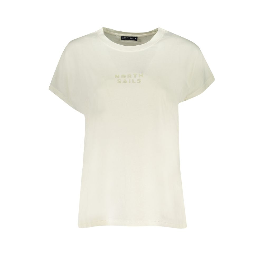 North Sails T-Shirt aus weißer Baumwolle