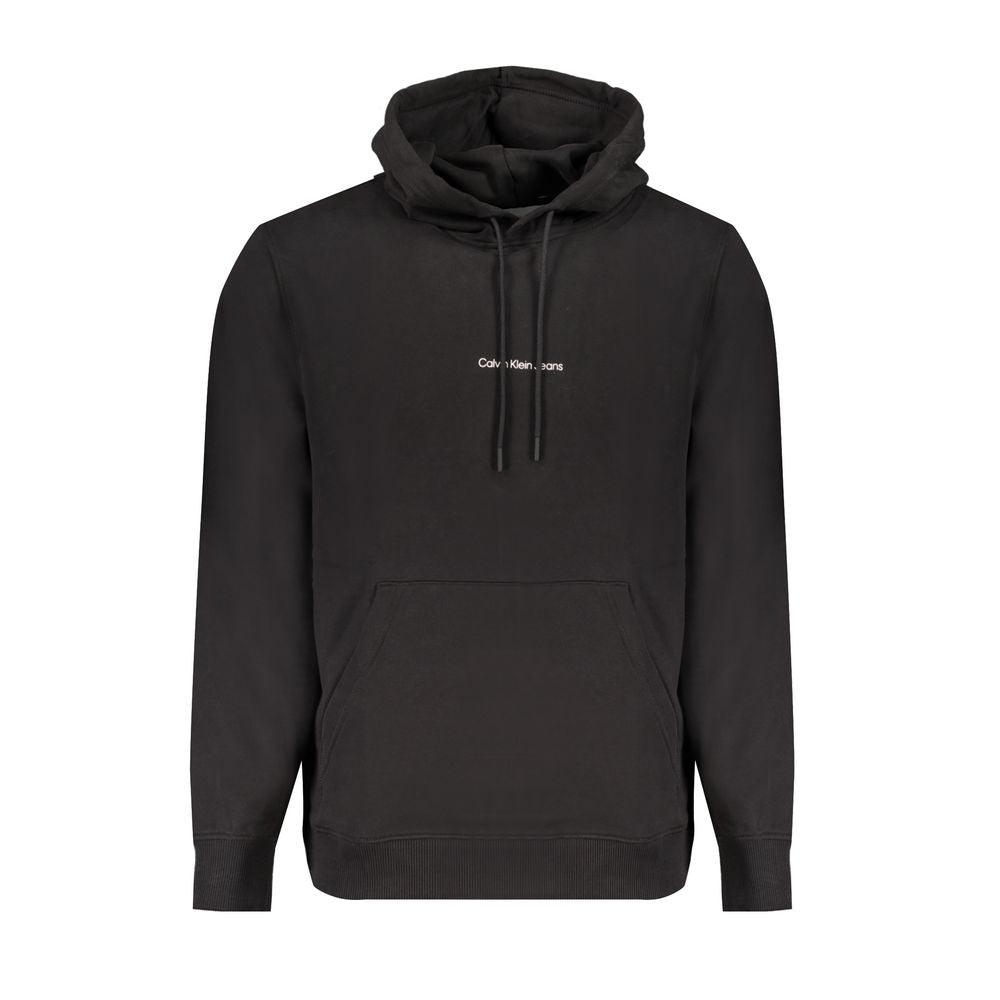 Calvin Klein Schwarzer Baumwollpullover für Männer