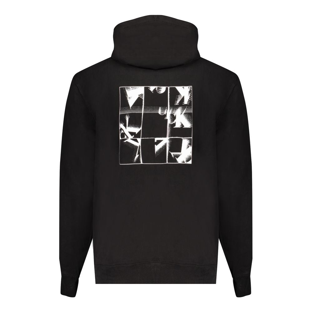 Calvin Klein Schwarzer Baumwollpullover für Männer