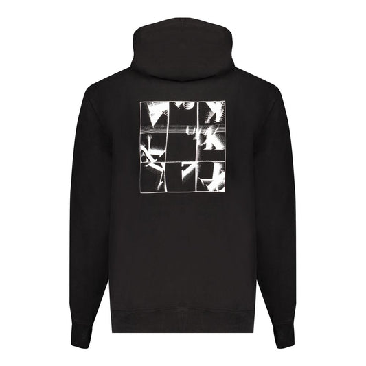 Calvin Klein Schwarzer Baumwollpullover für Männer