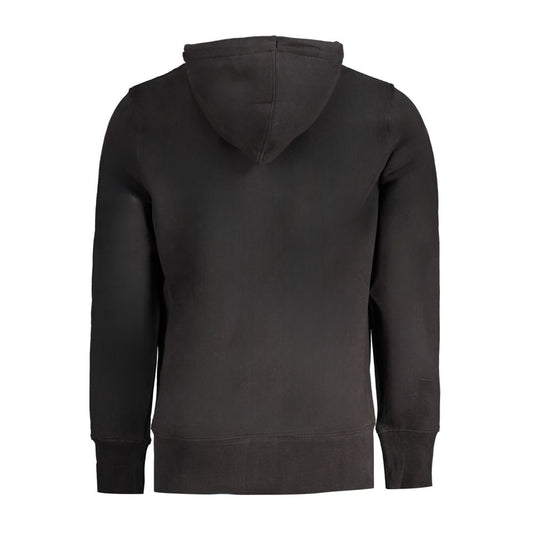 Calvin Klein Schwarzer Baumwollpullover Hoodie für Männer