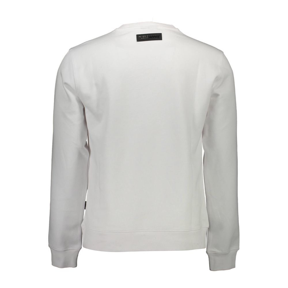 Plein Sport Baumwoll-Sweatshirt in Weiß