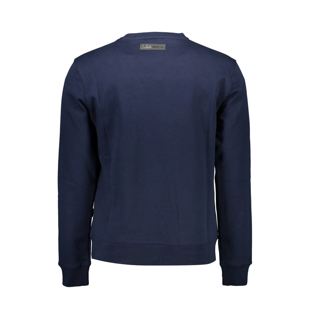 Plein Sport Cotton Sweatshirt in Blue
