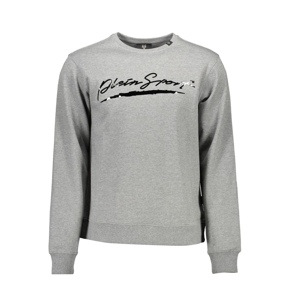 Plein Sport Graues Baumwoll-Sweatshirt