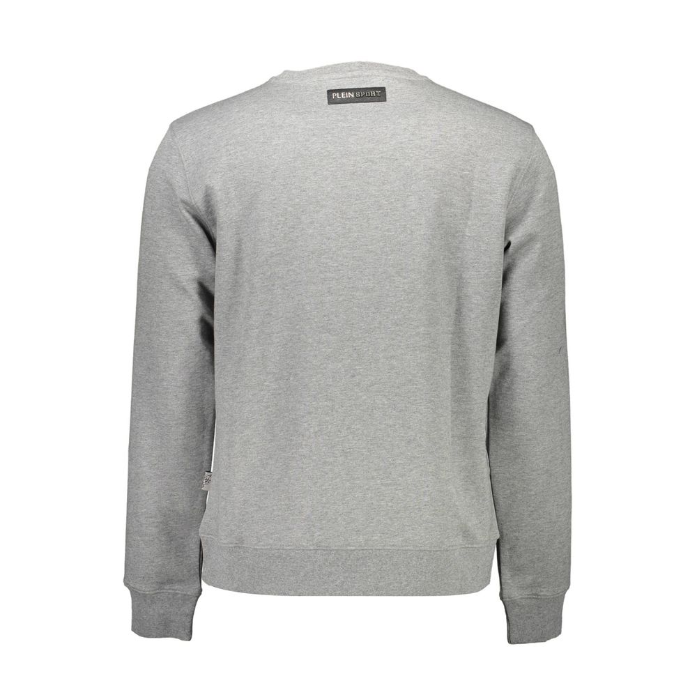 Plein Sport Graues Baumwoll-Sweatshirt