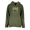 Cavalli Class Grüner Baumwollpullover für Frauen