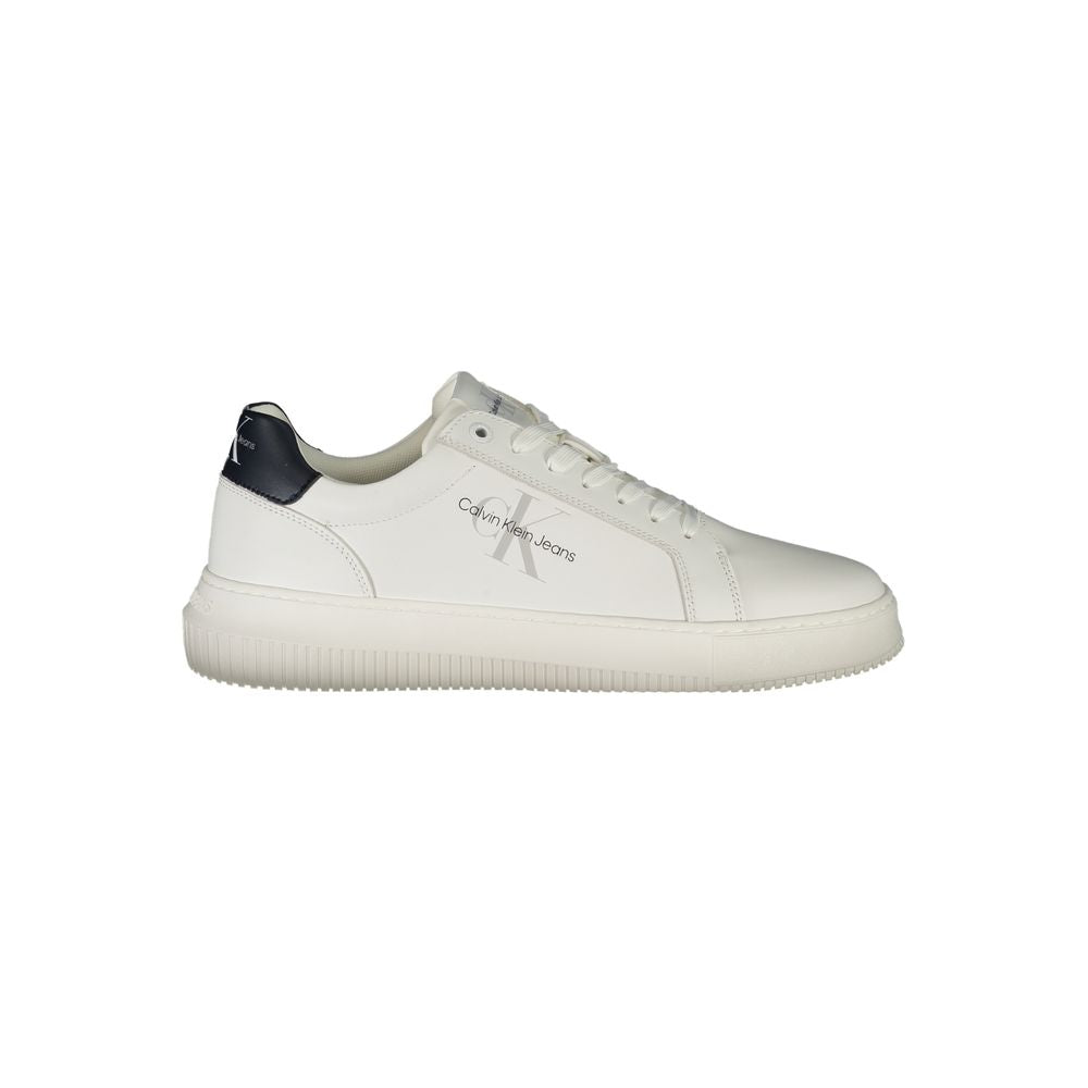 Calvin Klein Bianco Leder Herren Sneaker