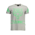 Plein Sport Graues Baumwoll-T-Shirt