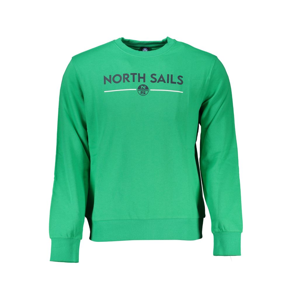 North Sails Verde Baumwoll-Sweatshirt für Herren
