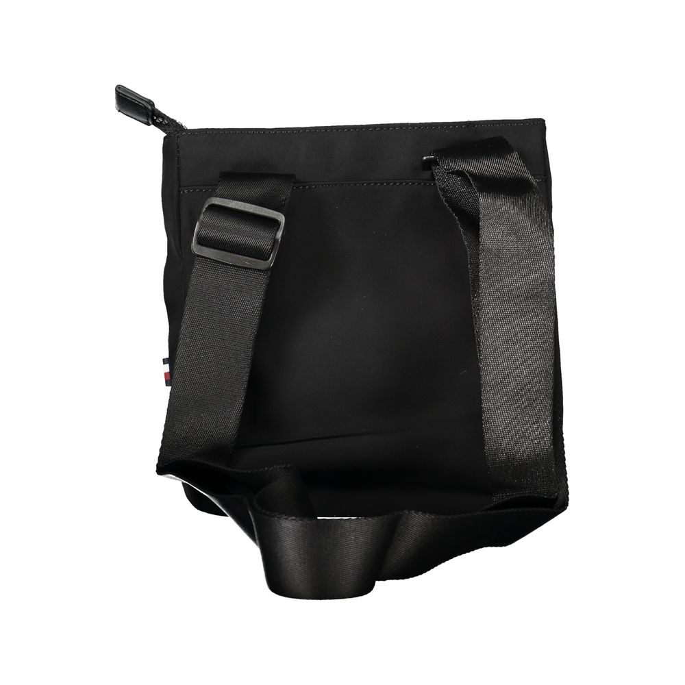 Tommy Hilfiger Men's Black Polyester Crossbody Bag