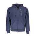 La Martina Men's Blue Cotton Hooded Sweater