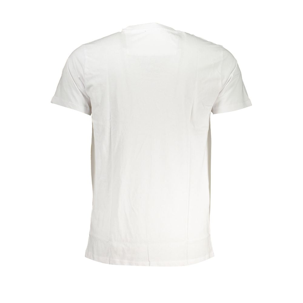 Cavalli Class Bianco Baumwoll-T-Shirt für Herren