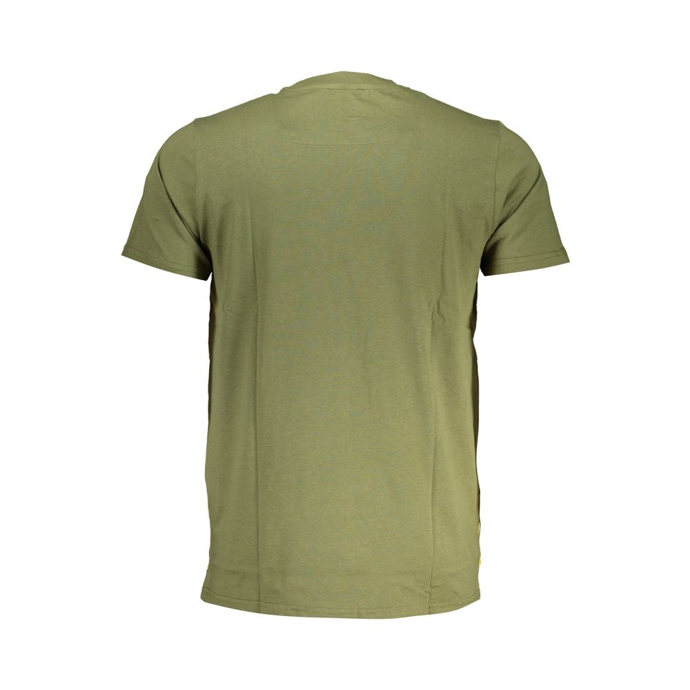 Cavalli Class Verde Baumwoll-T-Shirt für Herren